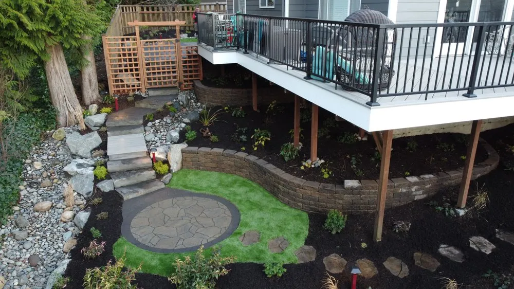 Top-rated landscape installation for homes across Silverdale, WA - Hedahl Landscape Deck & Patio