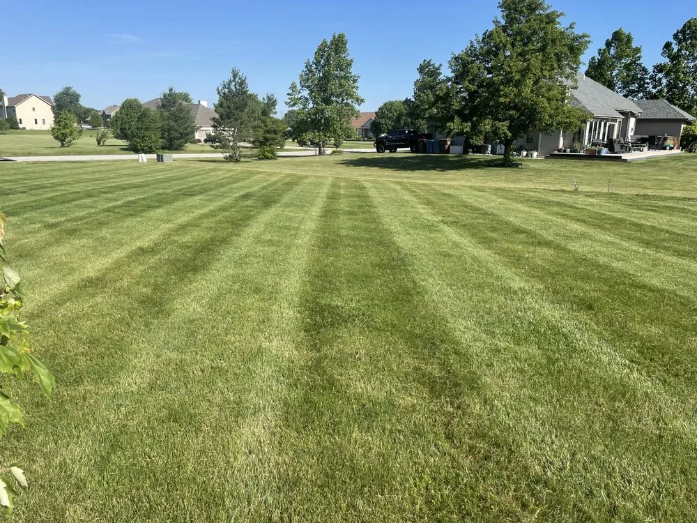 Custom outdoor landscaping in Merrillville, IN by Hedrick’s landscaping