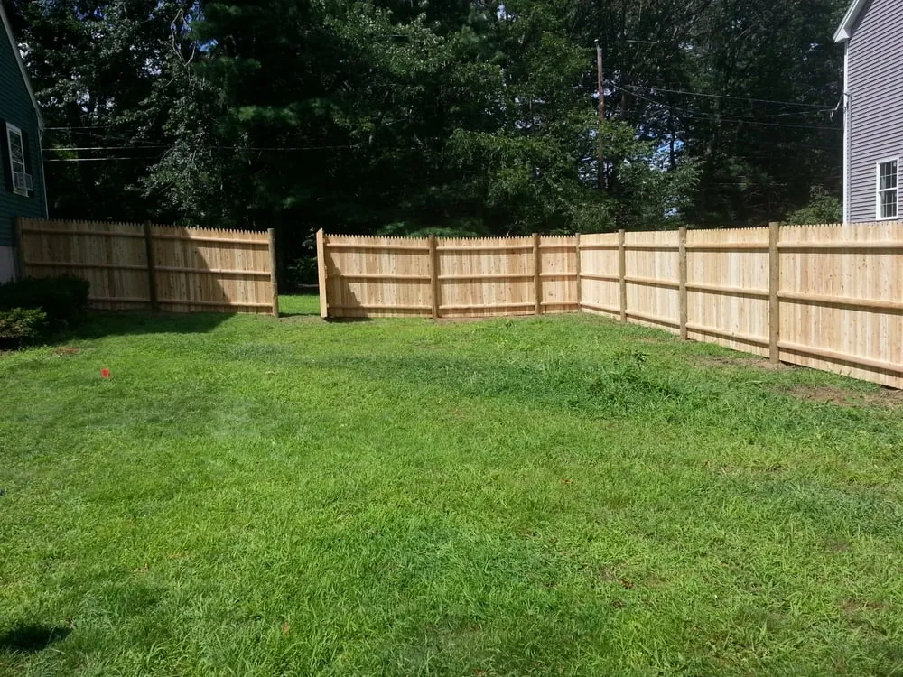 Expert landscape installation with custom design in North Andover, MA by Hegartys Landscaping