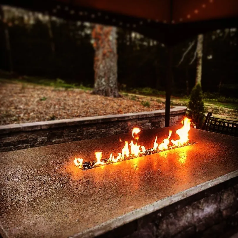 Custom landscape installation for homes in Mendon, MA by Heidrea Construction