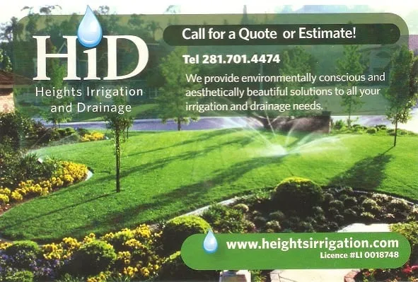 Reliable yard cleanup service in Houston, TX by Heights Irrigation and Drainage