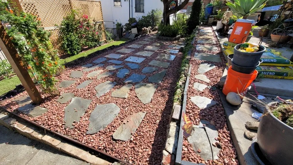 Top-rated garden landscaping in Los Angeles, CA by Heights Landscape