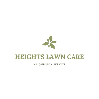 Heights Lawn care Logo