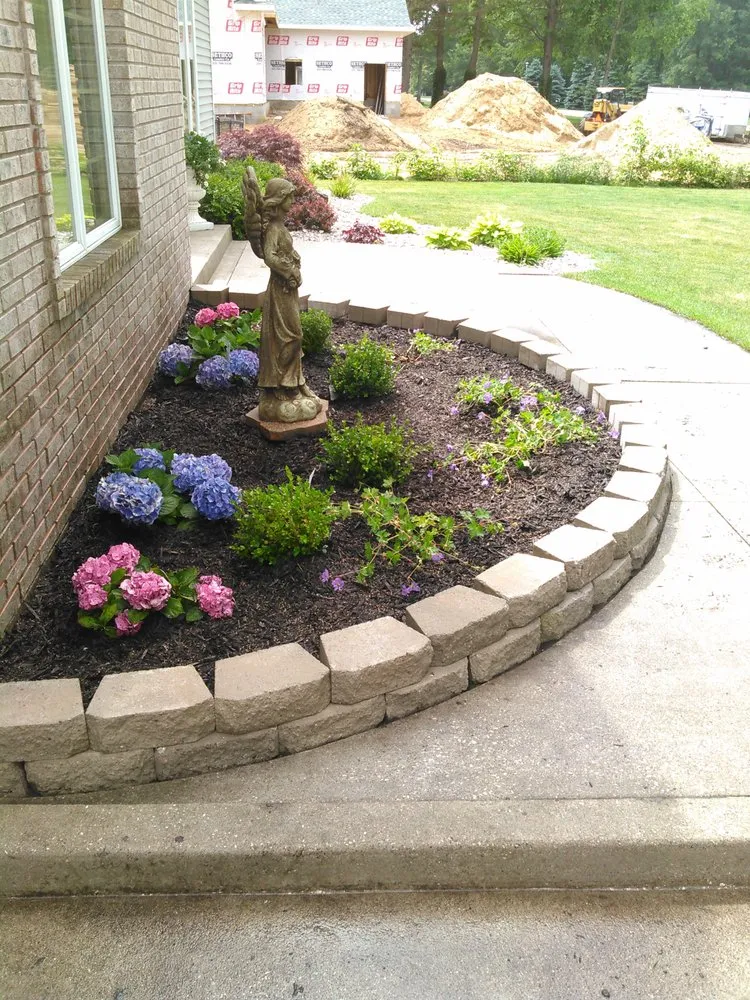 Affordable residential landscaping in Holton, MI by Hekkema Family Farm