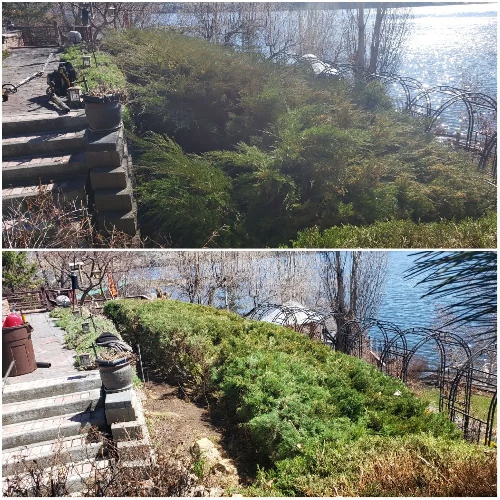 Custom garden landscaping with custom design in Helena, MT by Helena Hedge Trimming