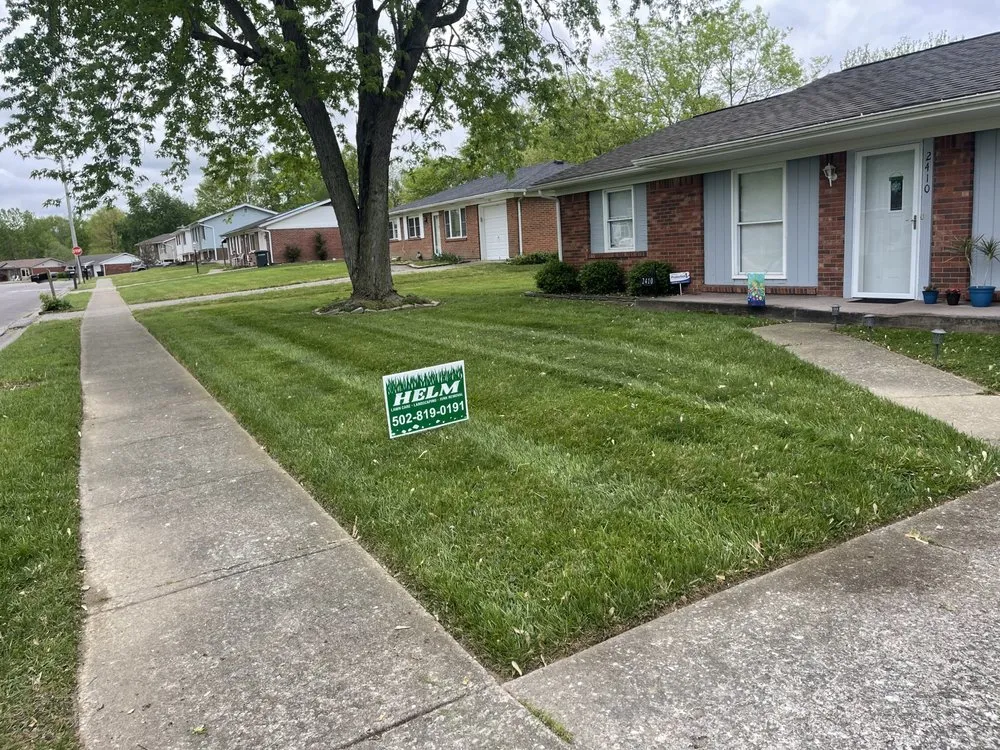 Expert lawn mowing service in Louisville, KY - HELM Lawn & Landscaping