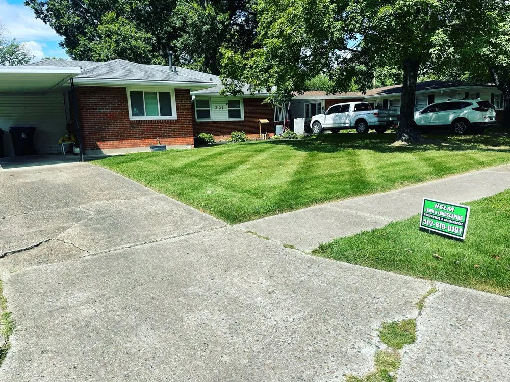 Trusted yard cleanup service for year-round maintenance across Louisville, KY - HELM Lawn & Landscaping
