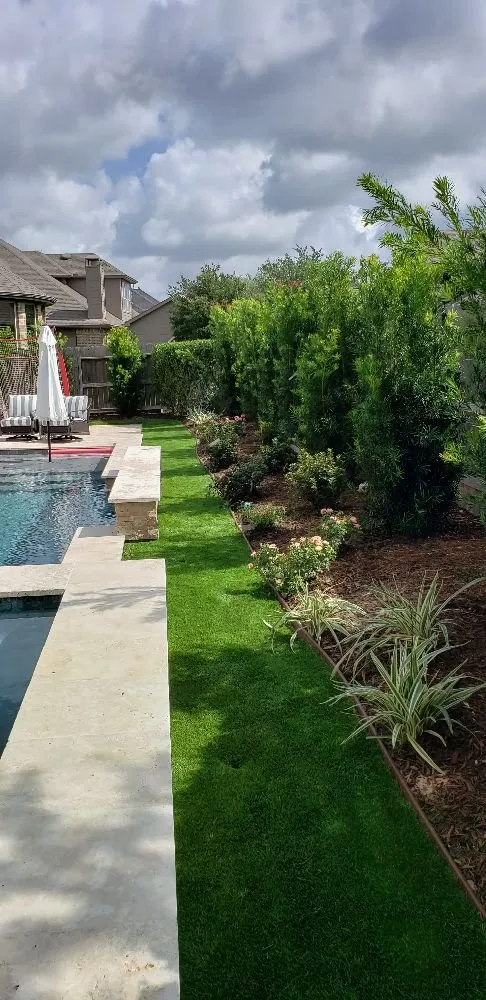 Expert yard cleanup service in Highlands, TX by Helms Landscape Design
