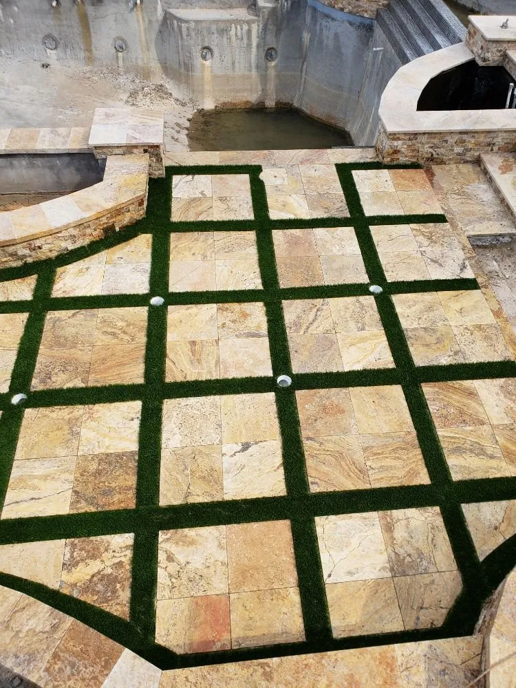 Professional landscape installation in Highlands, TX - Helms Landscape Design