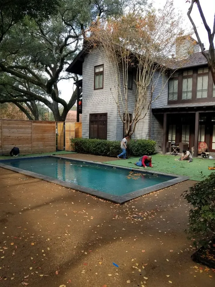 Professional yard cleanup service for residential properties across Highlands, TX - Helms Landscape Design