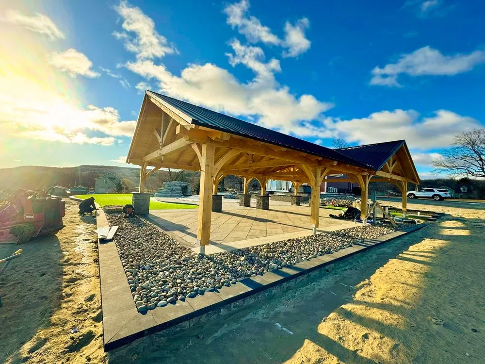 Top-rated residential landscaping with custom design across Ballston Spa, NY - Heloscaping