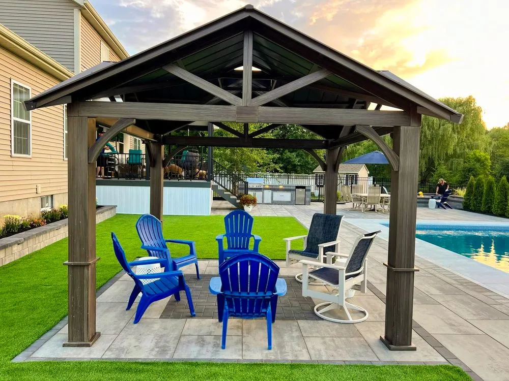 Reliable yard maintenance with custom design across Ballston Spa, NY - Heloscaping