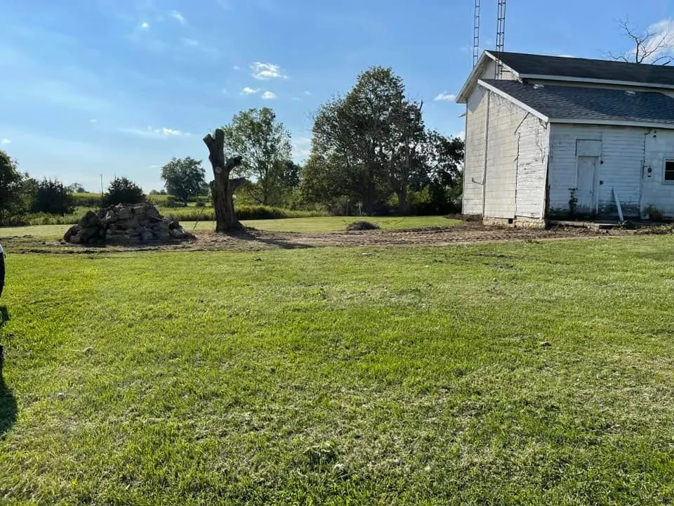 Custom landscape installation in Cable, OH - Helpful Hand