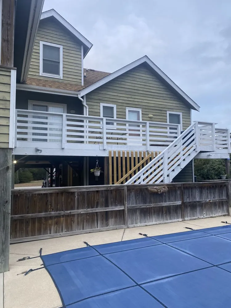 Custom garden landscaping in Grandy, NC by Helpin Hand Handyman