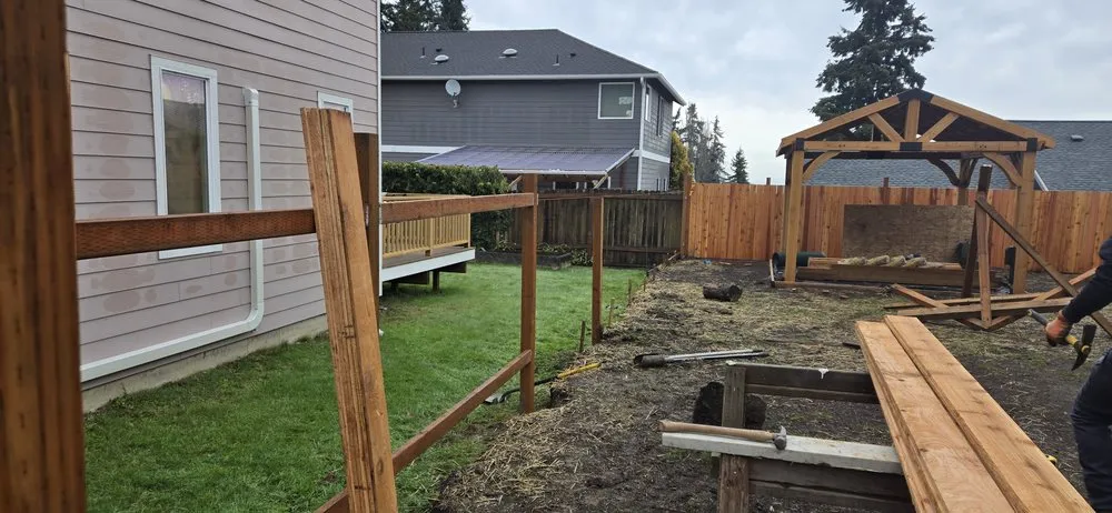 Custom landscape design in Port Angeles, WA by Helping Hands Landscape
