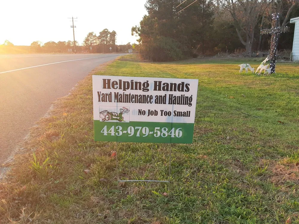 Professional landscaping services in Tyaskin, MD by Helping Hands Landscaping