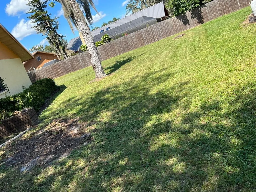 Local landscape installation in Auburndale, FL by Helping Hands Lawn Service