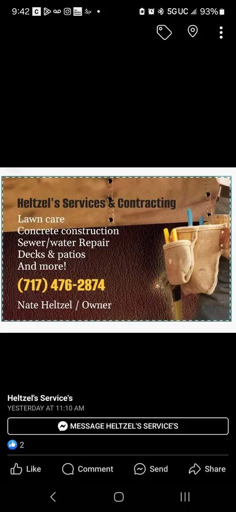 Expert landscaping services in Spring Grove, PA by Heltzel's Services & Contracting