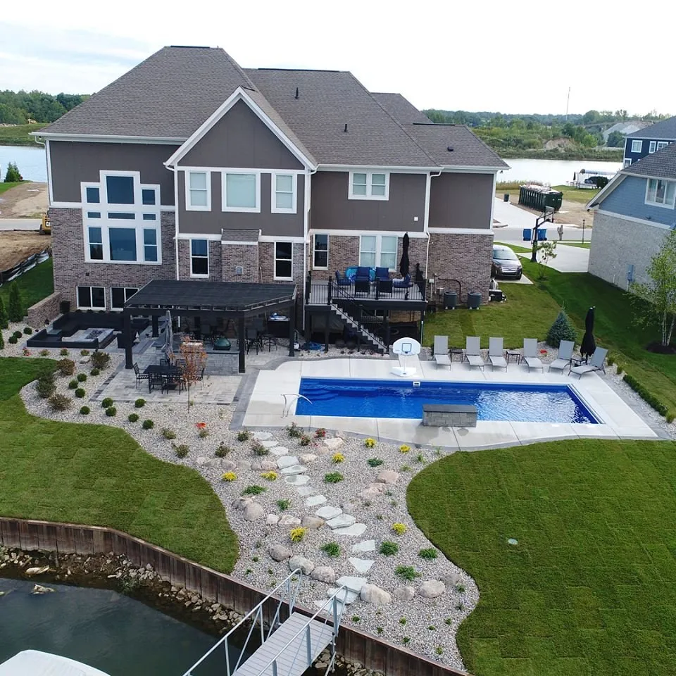 Trusted residential landscaping in McCordsville, IN by Hendrick Pool and Lawn Service