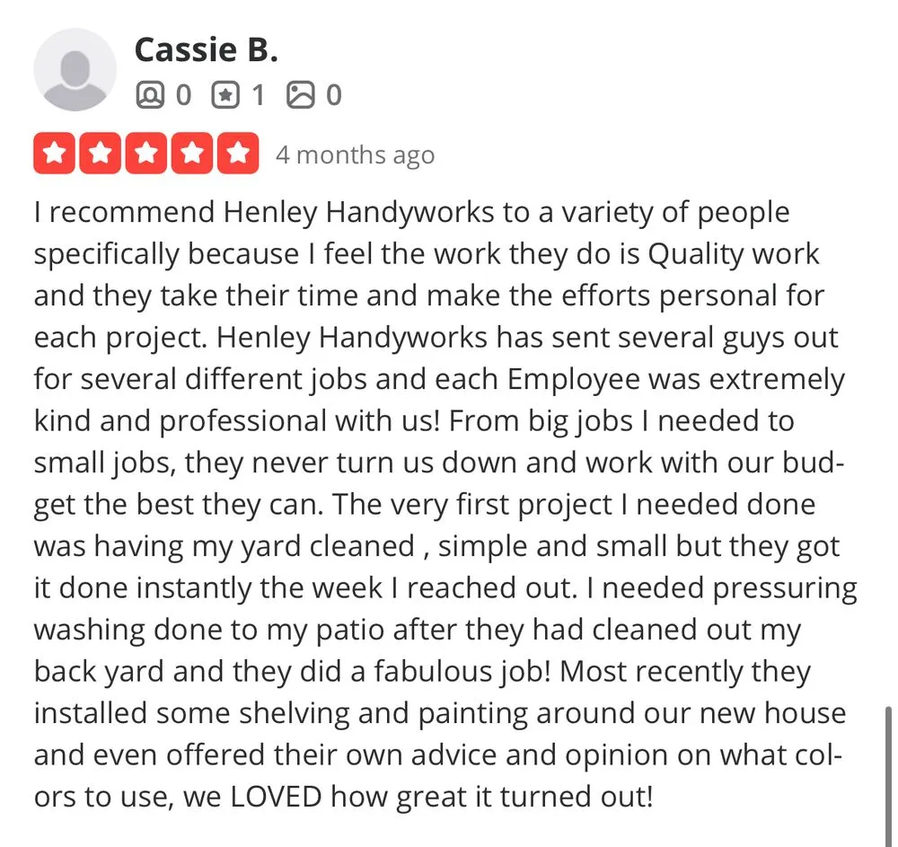 Expert lawn mowing service for homes in Midway, FL by Henley Handyworks