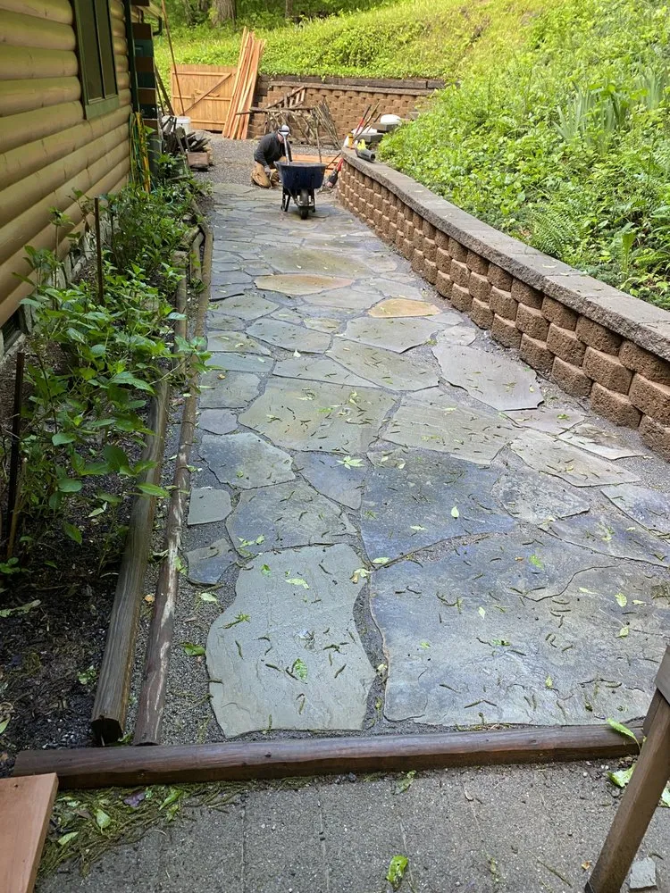 Custom landscape design for year-round maintenance across Waynesville, NC - Henley Hardscapes