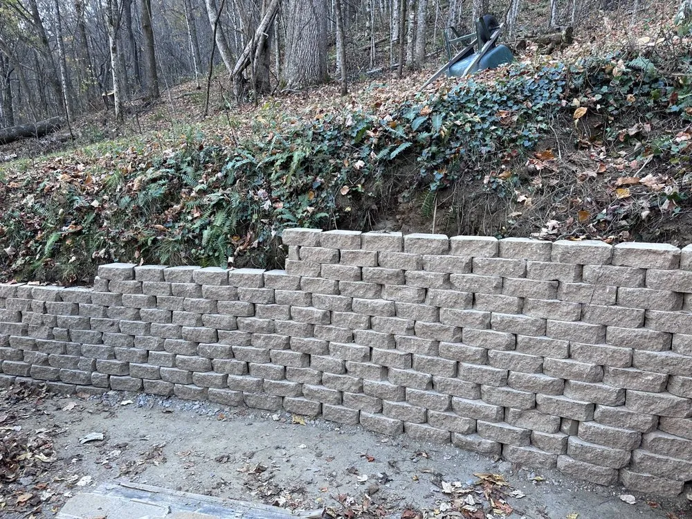 Affordable landscape installation in Waynesville, NC by Henley Hardscapes