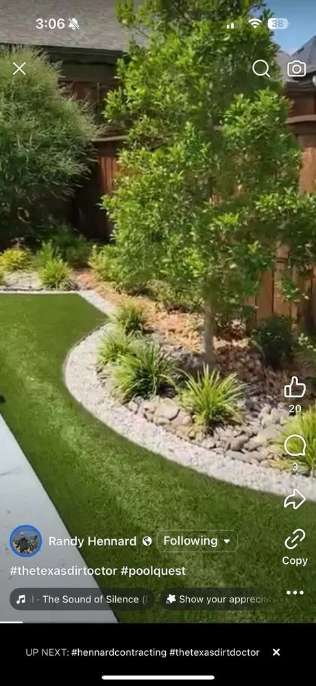 Reliable landscape design in Arlington, TX - Hennard Contracting