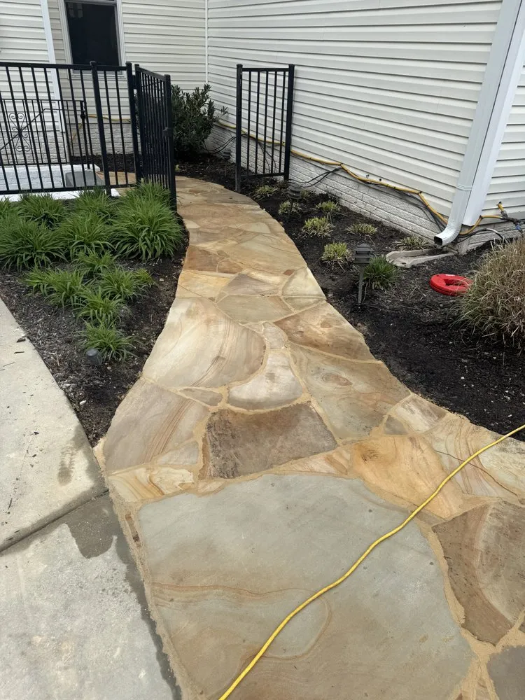 Custom outdoor landscaping in Fairmount Heights, MD - Henriquez Mansory