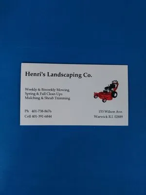 Henri's Landscaping Logo