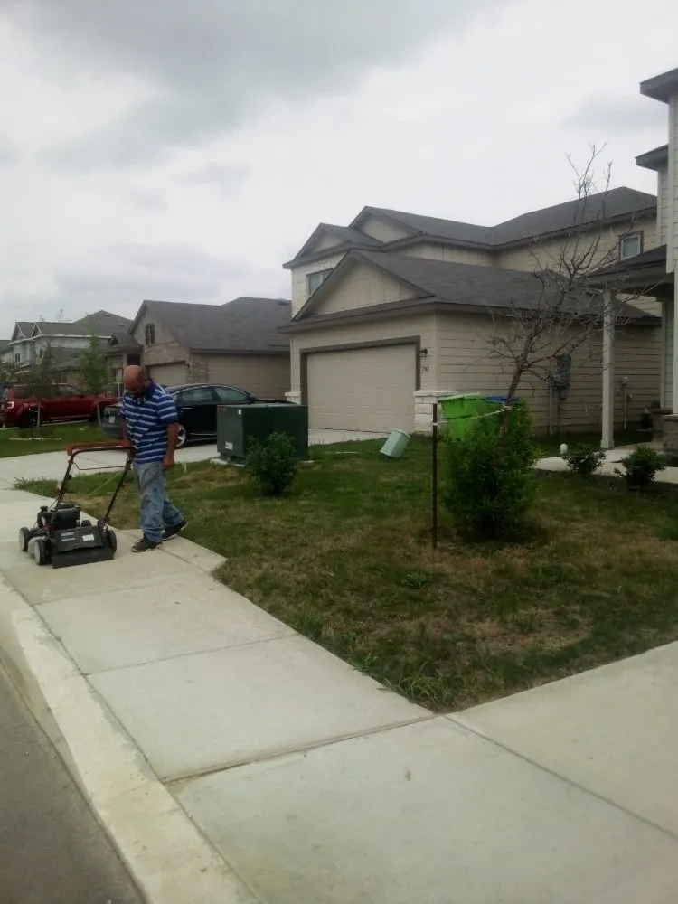 Custom garden landscaping in San Antonio, TX by Henry and Christina's Landscaping and Handyman Services