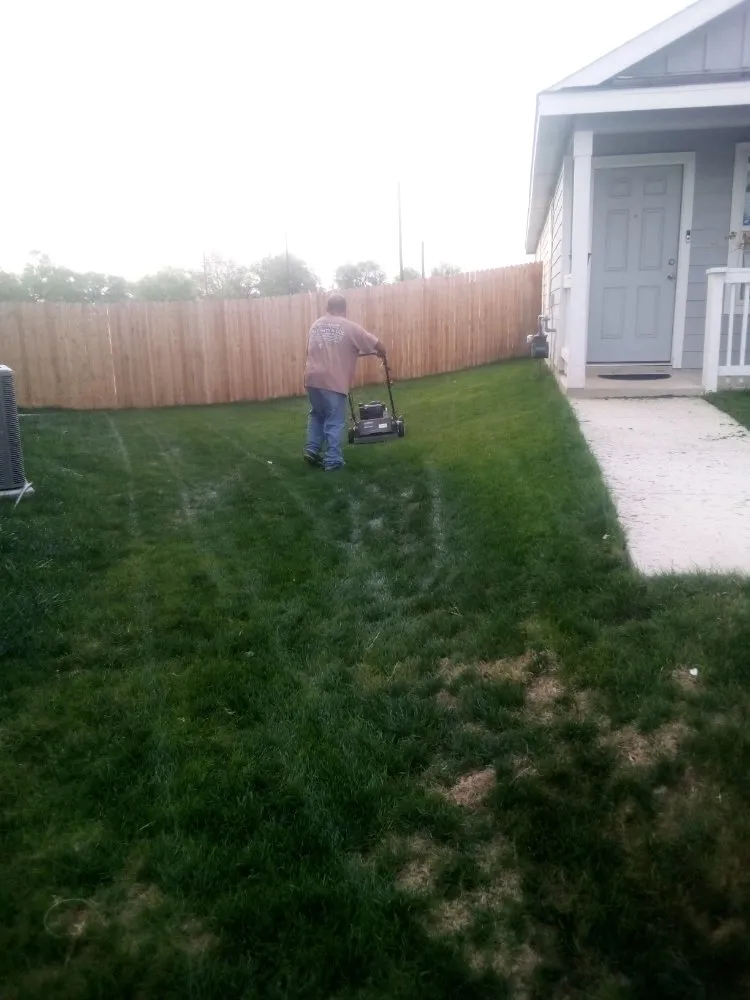 Custom landscape installation for beautiful yards in San Antonio, TX by Henry and Christina's Landscaping and Handyman Services