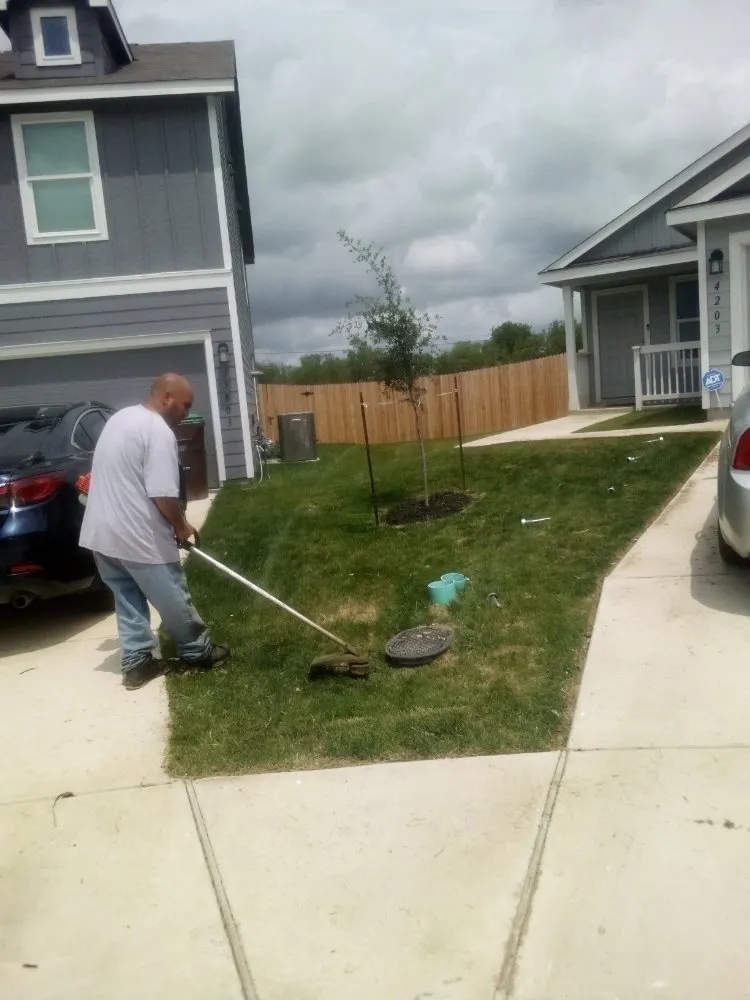 Local landscape installation in San Antonio, TX - Henry and Christina's Landscaping and Handyman Services
