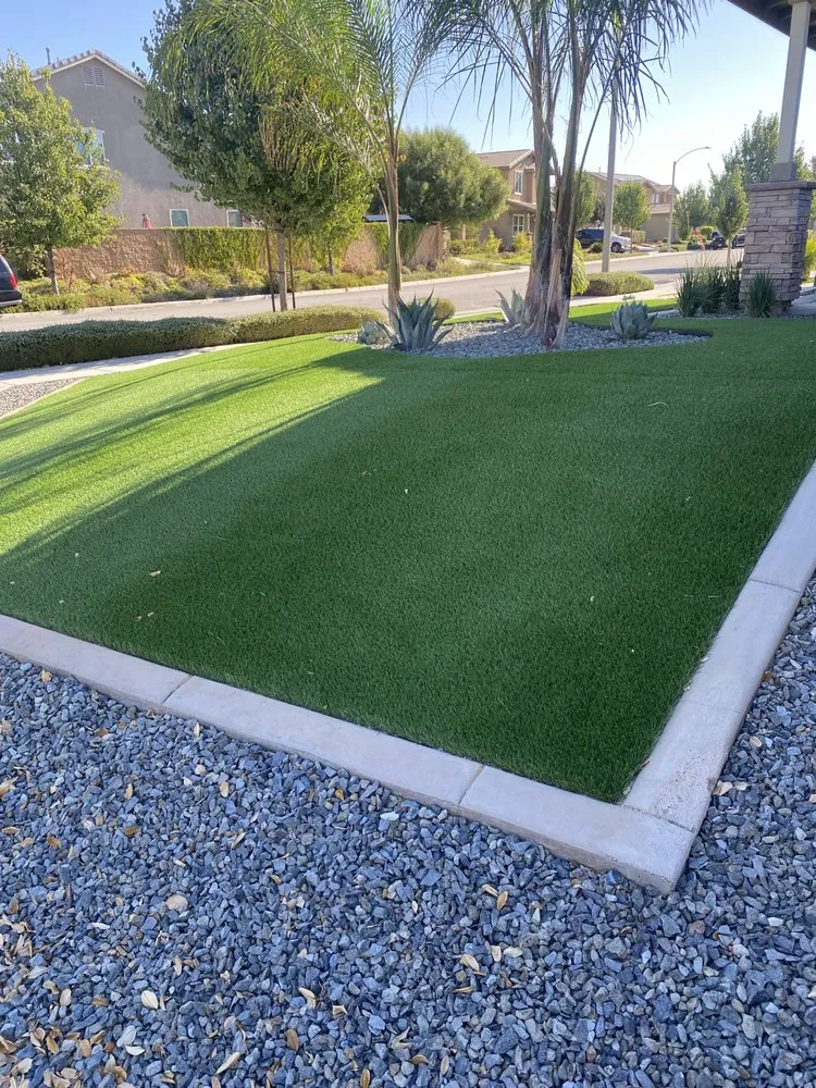 Trusted lawn care service for homes in Menifee, CA by Henry construction & landscaping