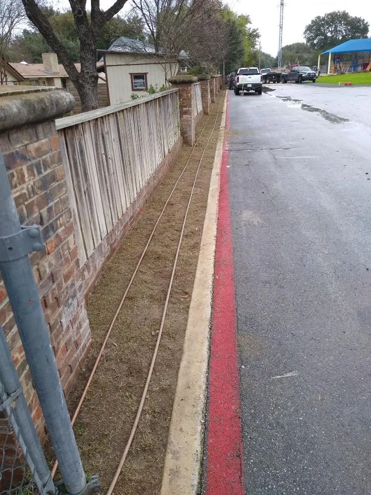 Custom landscape installation in San Antonio, TX - Henry Giraldo Lawn Services