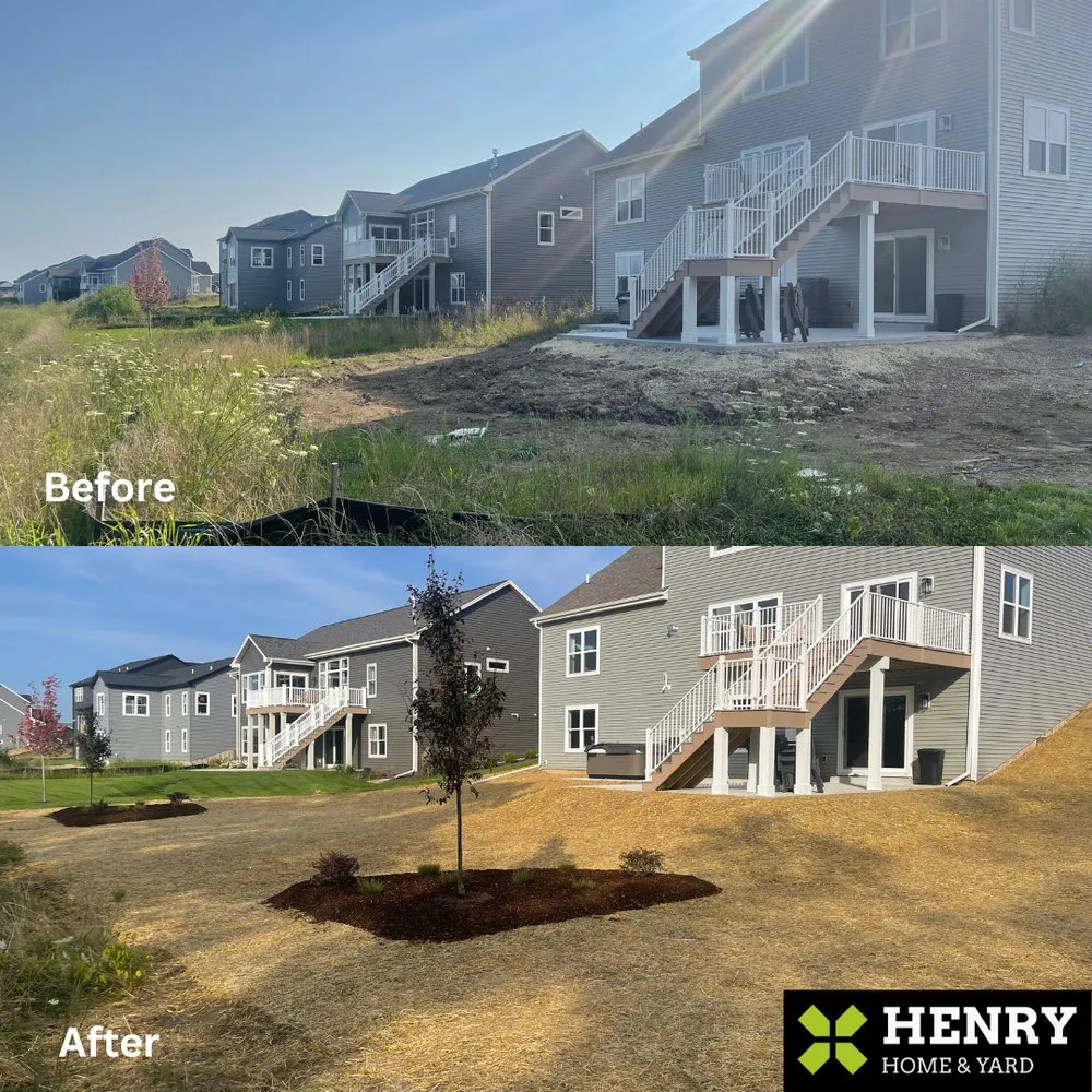 Custom lawn care service for beautiful yards in Colgate, WI by Henry Home and Yard
