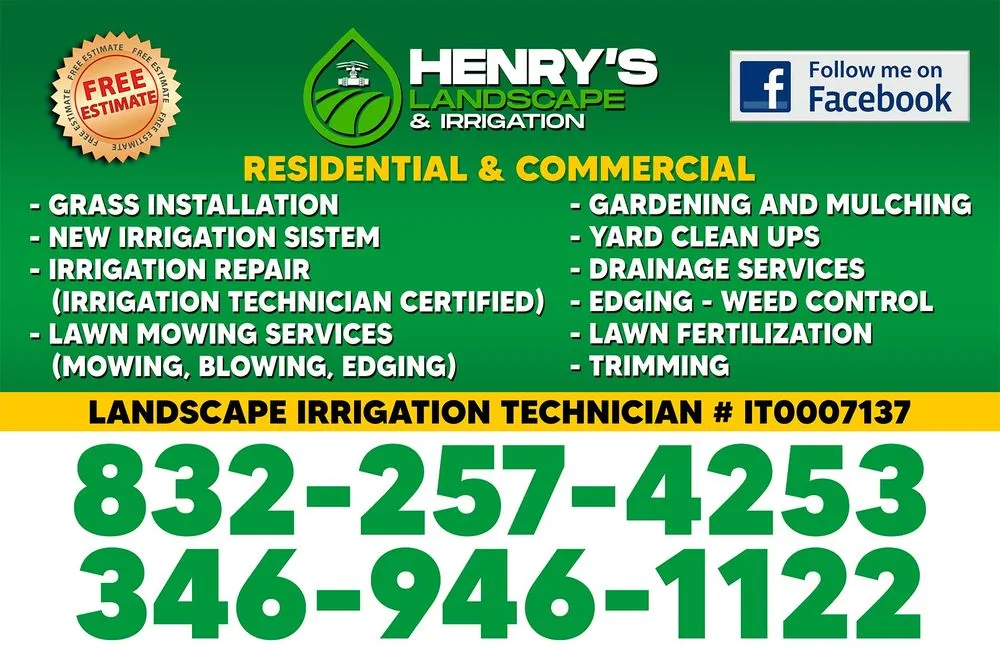 Top-rated outdoor landscaping for outdoor upgrades in Tomball, TX by Henry’s landscape & irrigation