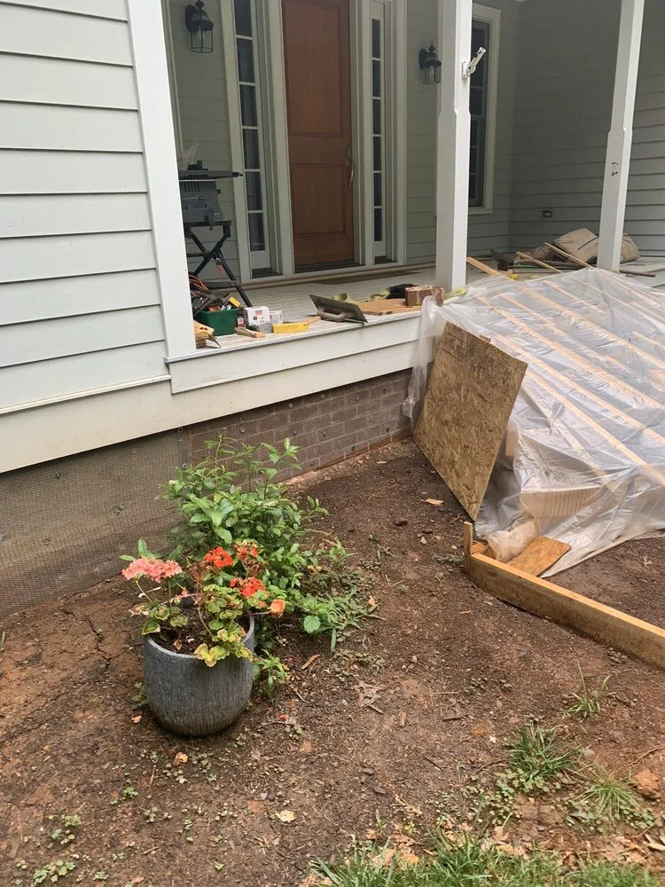 Custom garden landscaping in Charlottesville, VA by Henry's Landscaping and More