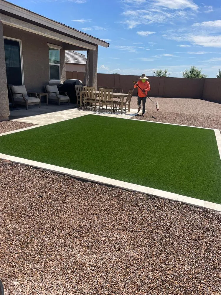 Expert yard maintenance for residential properties in Gilbert, AZ by Henry’s Landscaping