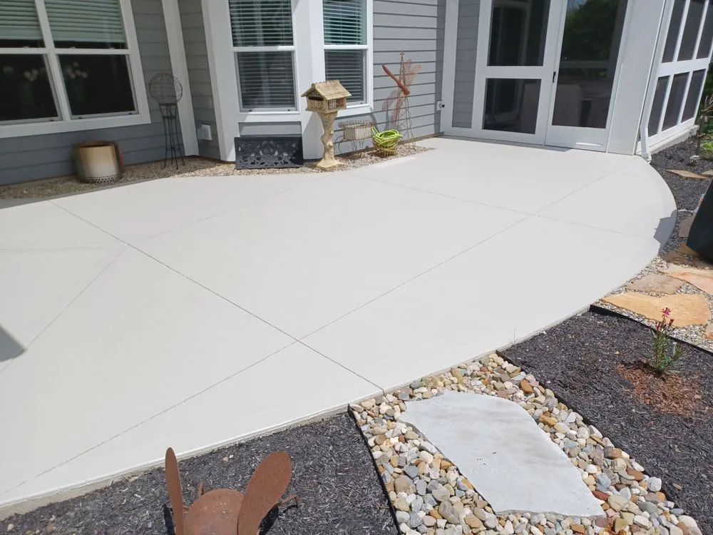 Custom landscape installation in Centerburg, OH - Henson Family Construction