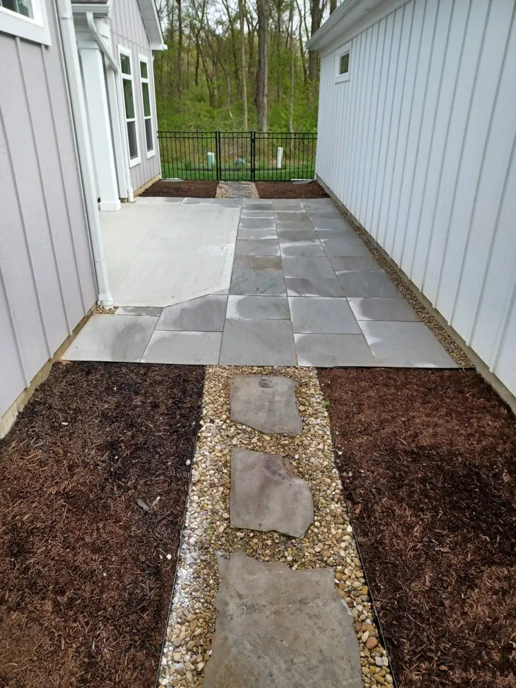 Professional lawn mowing service in Centerburg, OH by Henson Family Construction