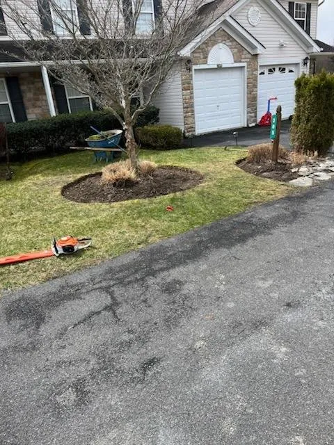 Professional yard cleanup service in Bushkill, PA by Herbison Landscaping