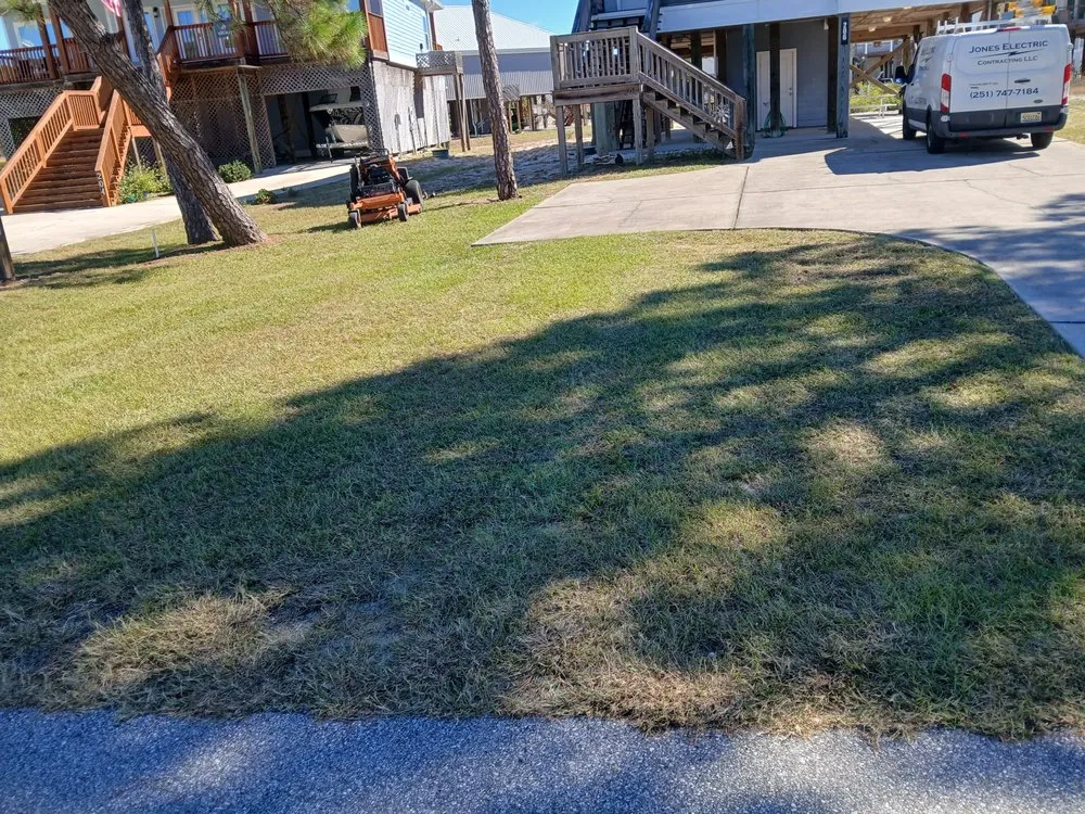 Expert lawn mowing service in Dauphin Island, AL by Here We Mow Again