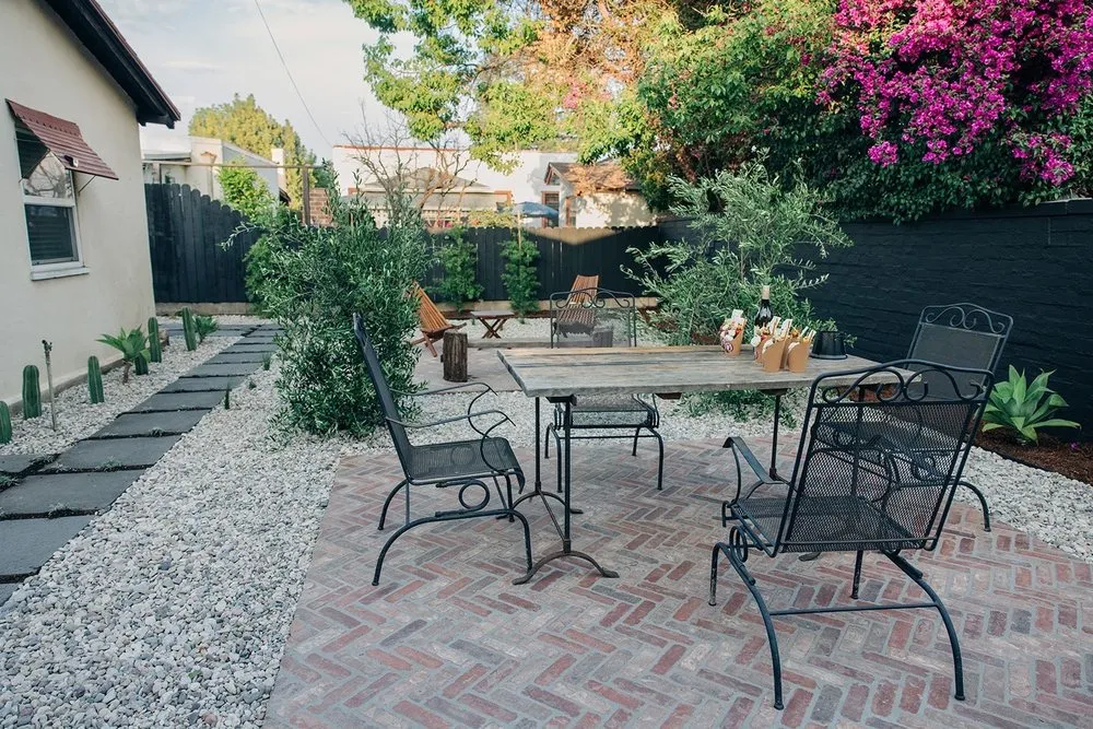 Custom garden landscaping for residential properties in Los Angeles, CA by Herencia Landscaping