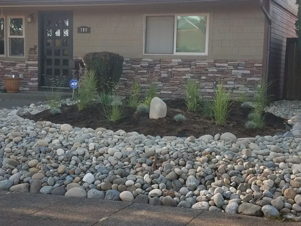 Expert garden landscaping for residential properties in Lakewood, WA by Herick's Landscaping