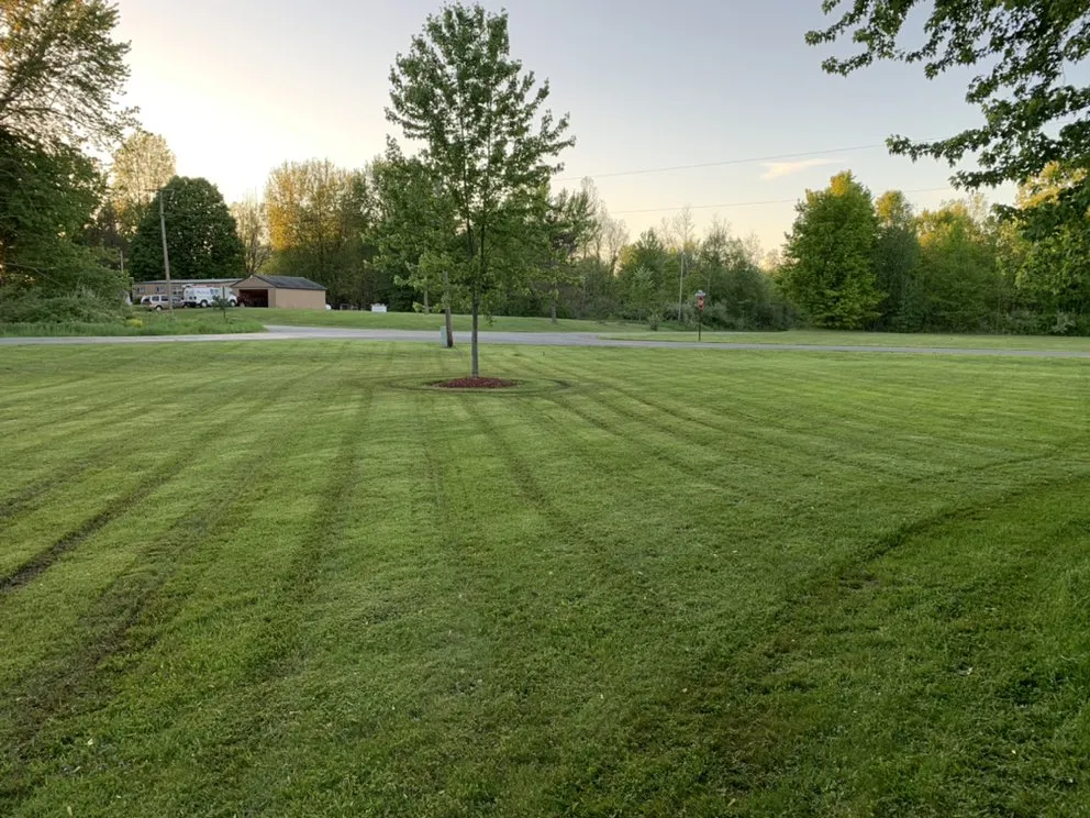 Affordable yard cleanup service with custom design in Hartford, MI by Heritage Landscapes & Lawn Care
