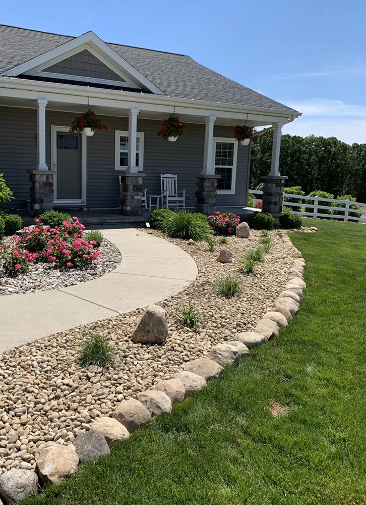 Reliable landscape design for year-round maintenance in Hartford, MI by Heritage Landscapes & Lawn Care