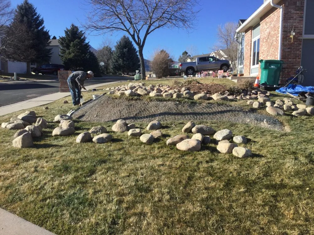 Custom garden landscaping in Colorado Springs, CO - Heritage Lawn and Landscaping