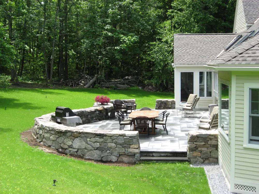 Expert landscape design in Epsom, NH by Heritage Stoneworks
