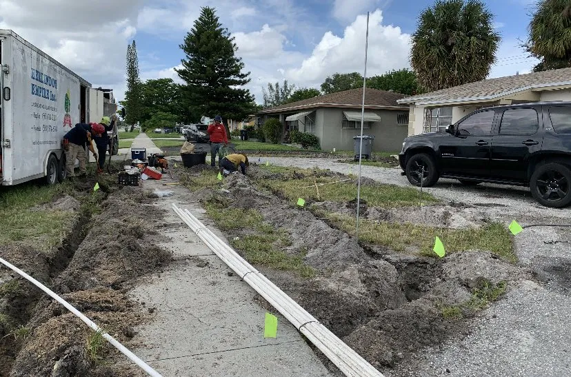 Custom landscape installation for residential properties across Lake Worth, FL - Herlindo's Empire