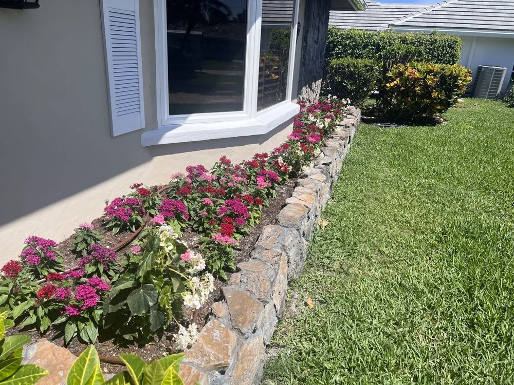 Local landscape installation in Lake Worth, FL by Herlindo's Empire